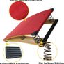 Gymnastics Springboard for Kids Vaulting Training Fitness Playing, Portable Curved Spring Board, Hard Wood Practice Equipment, Elastic Board for Home Room Athletics Training Image 3