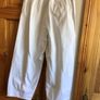 COS Ladies White Denim wide leg Trousers  Size 12 Eu 40 includes postage Image 4