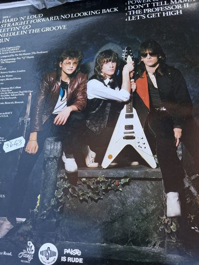 Mama's Boys - Power and Passion - vinyl LP plus picture vinyl 12" plus merchandise form/ tour dates