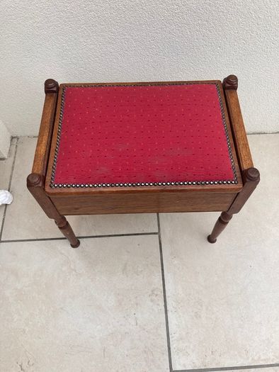 Antique Piano Stool.