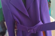 Purple Belted Blazer / Dress