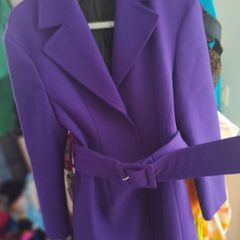 Purple Belted Blazer / Dress