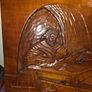 Solid Wooden carved wall hanging "Scholar" Image 2