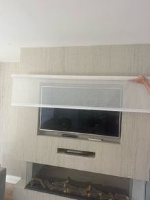 Voile Blind Large - White