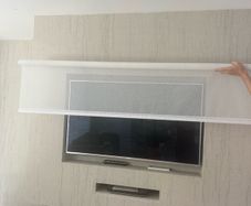 Voile Blind Large - White