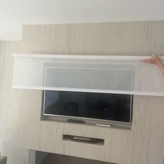 Voile Blind Large - White