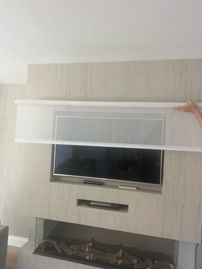 Voile Blind Large - White