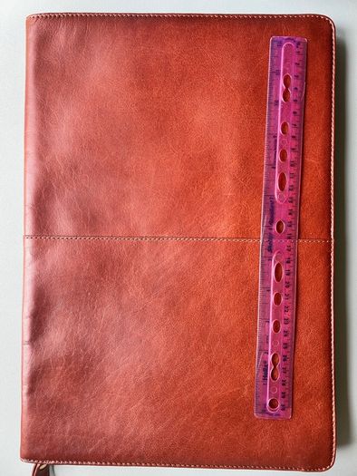 New Visconti A4 portfolio folio tan leather brief document case