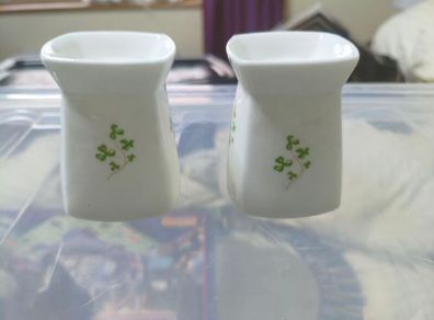 Vintage Royal Tara bone china candlesticks