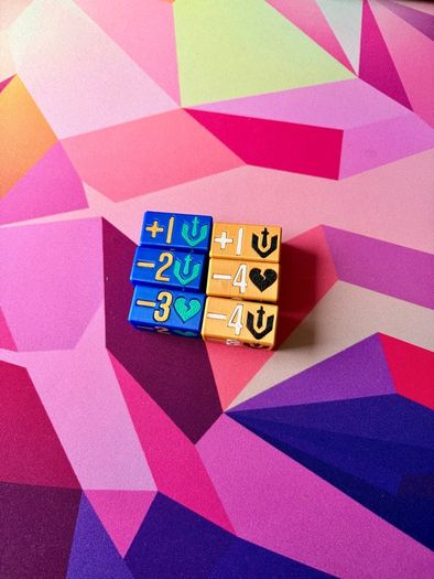 Riftbound Health & Might Dice Counters