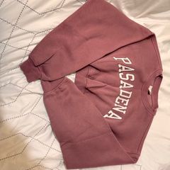 Pull & Bear Cropped Purple Sweater