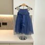 Brand New Navy & Cream Girls Dress from Sugar Plum. Age UK 2yrs / EU 92 Image 9