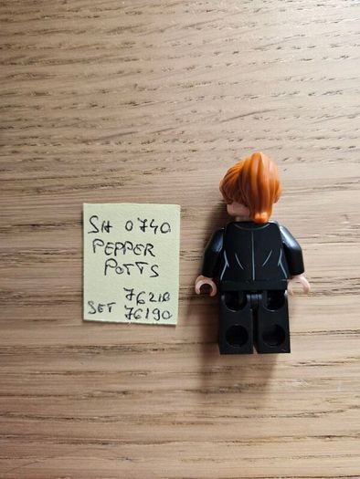 lego sh0740 pepper potts, sst 76216, 76190