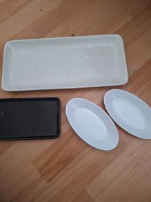 Ceramic Serving Trays/Dish x 4 all for 14.00euro .. Price Drop