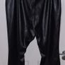 Jd Williams Black Leather Pants Size Uk 24r (nwt) Image 3