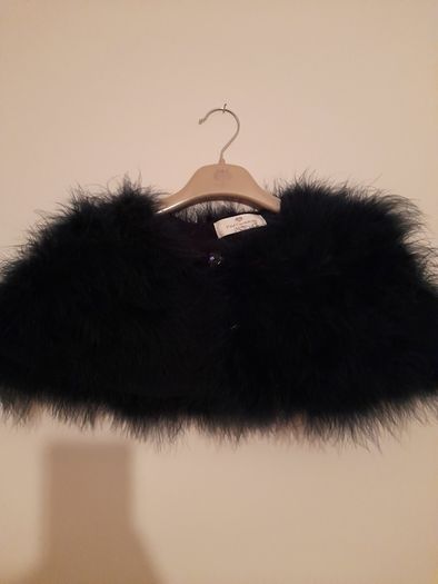 Girl's feather shrug, Paul Costello, Age 5-6