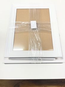 3 White Wooden Picture Frames