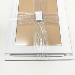 3 White Wooden Picture Frames