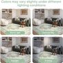 Machine Washable Rugs Living Room, 120x170cm, Vintage Rug, Boho Area Rugs, Non-Slip Carpet, Low Pile, Non-Shedding, Traditional Oriental Printed Design, Dining Room, Home Office, Bedroom Image 6
