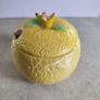 Vintage Beswick made in England Ceramic Orange Marmalade Jar with Lid Image 7