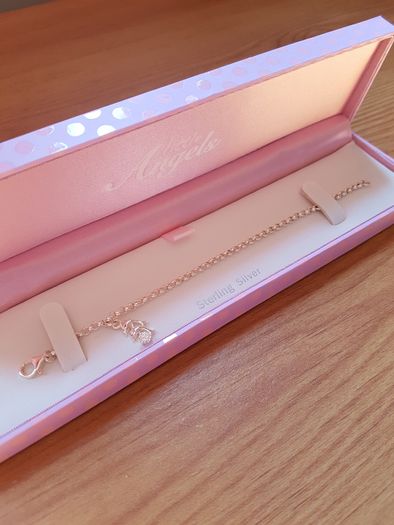 NEW - Little Angels girls sterling Silver bracelet