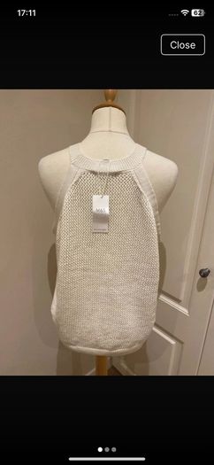 Cream M&S top - new - size 12