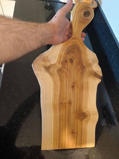 2x XL European Walnut Board 65cm - Solid One Piec