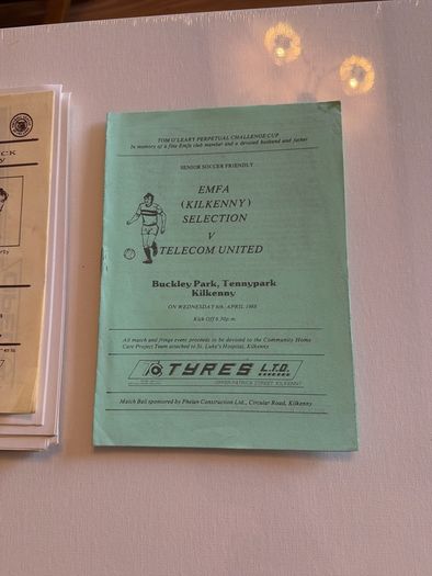 Opel League of Ireland. EMFA - Kilkenny. Match Programmes Bundle. 1980s. 19 in Total.
