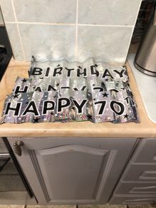 Happy 70th birthday (3 Banners)