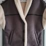 K-ZELL faux fur sleeveless aviator gilet Sz M (Fit 10-14UK) - Rrp 119 (New) Image 4