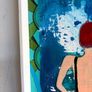Original Art Swim Art Sea Swim Art Deco Style Image 8
