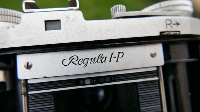Vintage KING REGULA CAMERA made in Germany in leather case 1950s
