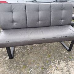 bench and 4 chairs