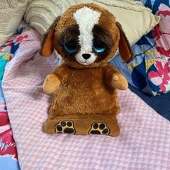 tablet holder plush dog