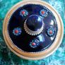 Vintage West german ceramic lidded dish Image 8