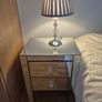 Mirrored Bedside lockers x 2 Image 7