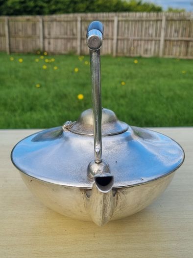Silver-plated teapot