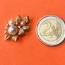 Vintage 14ct Gold & saltwater Pearl Floral Pendant Image 3