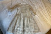 Stunning girls Zara statement Confirmation dress cream 11 12