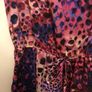 River island pink leopard print dress (size 12) Image 2