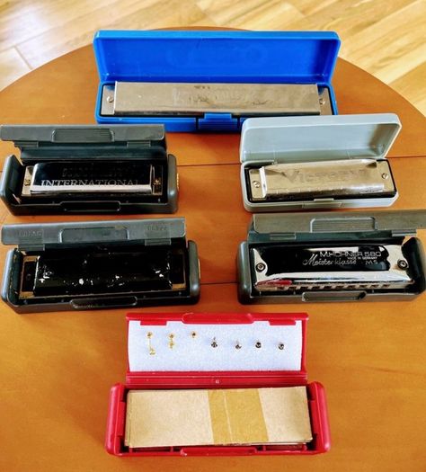 Collection of harmonicas