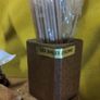 VINTAGE Toothpick holder with Ship and Shell Ornament Image 4