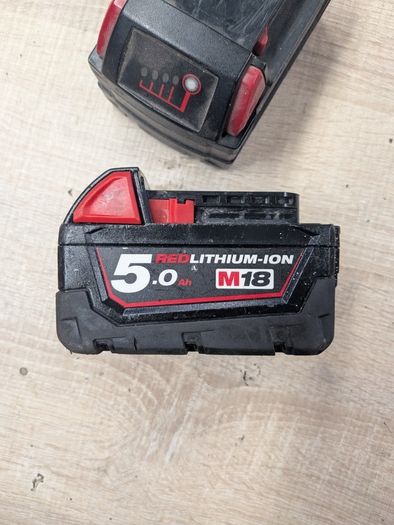 Milwaukee 5ah battery plus free one