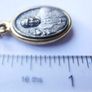 Antique Religious Pendants with POPES In Silver-Plated Metals Image 9