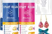 NEW SALE | Epoxy Resin High Gloss - 16OZ Crystal Clear Epoxy Resin Kit, Upgrade Formula, Self Leveling Resin