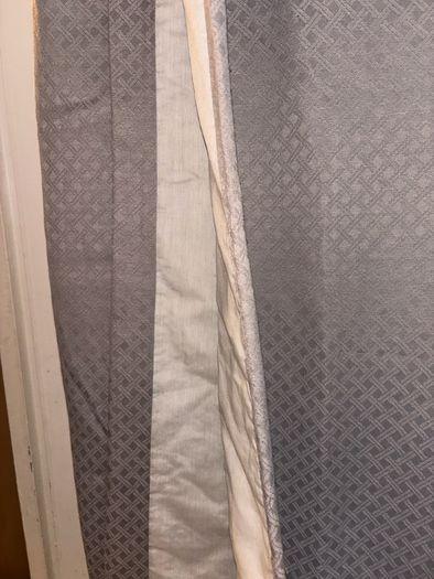 Heavy grey lined Curtains 90 x 90