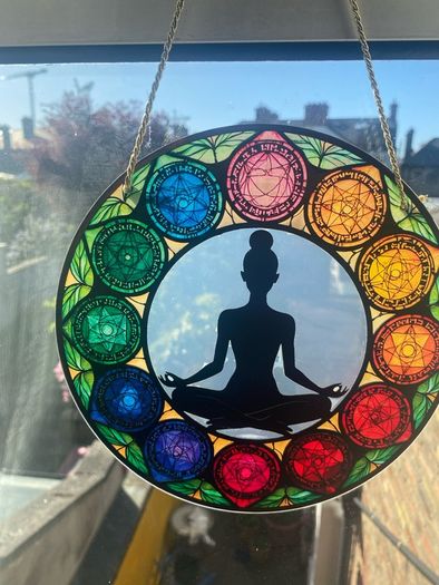 Chakra meditation Suncatcher