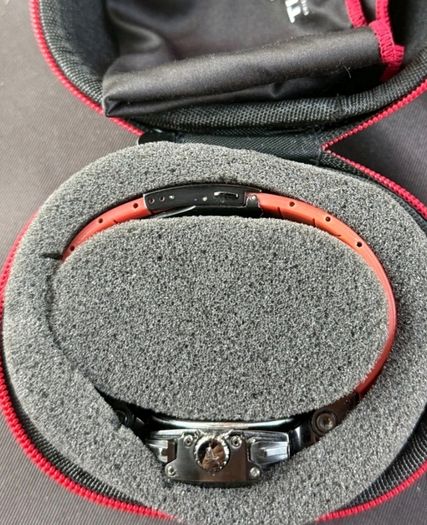 Tissot Watch T-race Chronograph Red Strap & Black Dial Motogp