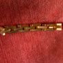 18k rolled gold link chain bracelet Image 4
