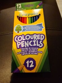 crayola coloured pencils